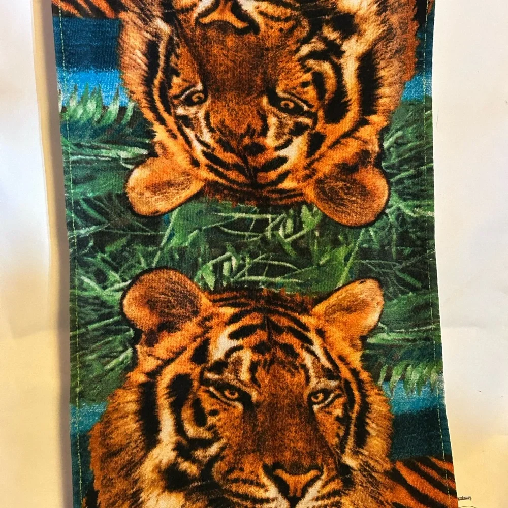 Vintage Hilasal TIGER Bath Towel and Hand Towel
